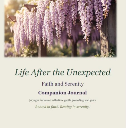 Life After the Unexpected — companion journal cover